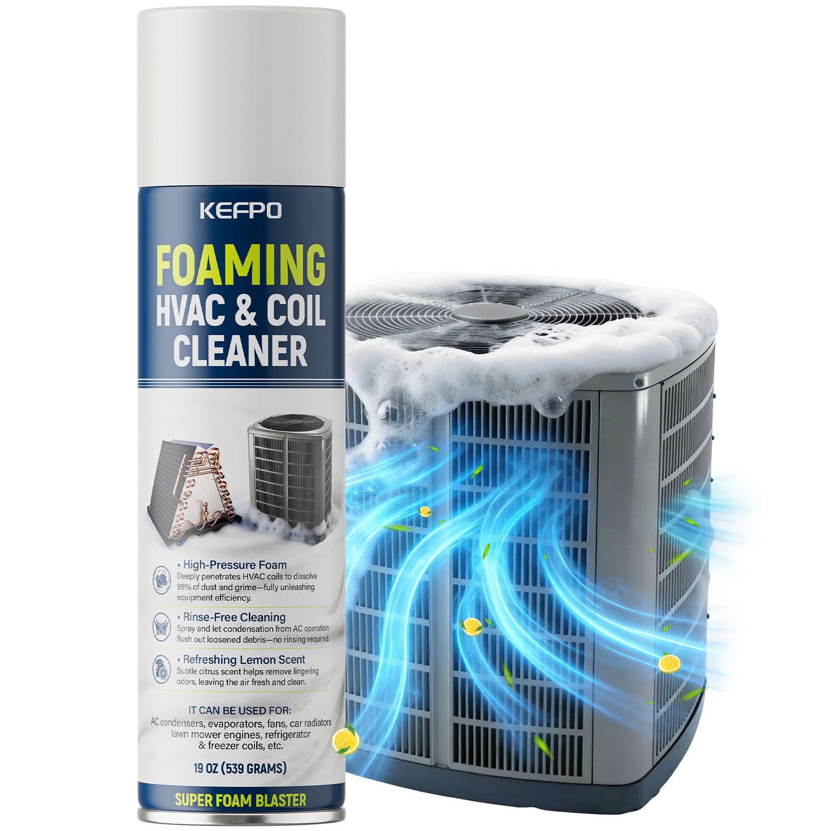 KEFPO Foaming AC Coil Cleaner