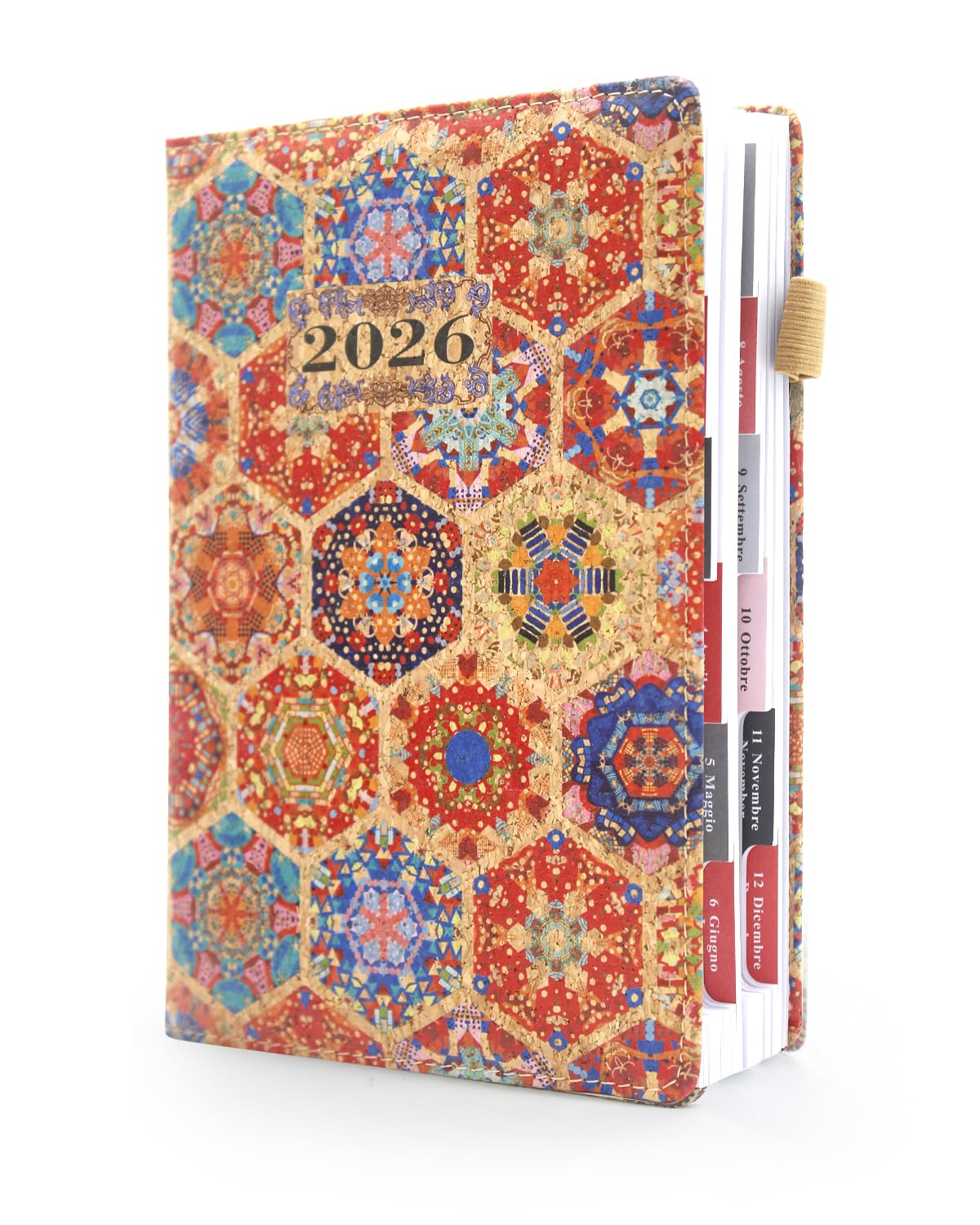 （Gen.-Dic.2026）HW CASA Agenda Giornaliera 2026 Formato A5, Festività Multilingue (DE/IT/ES/EN/FR),Gennaio-Dicembre 2026