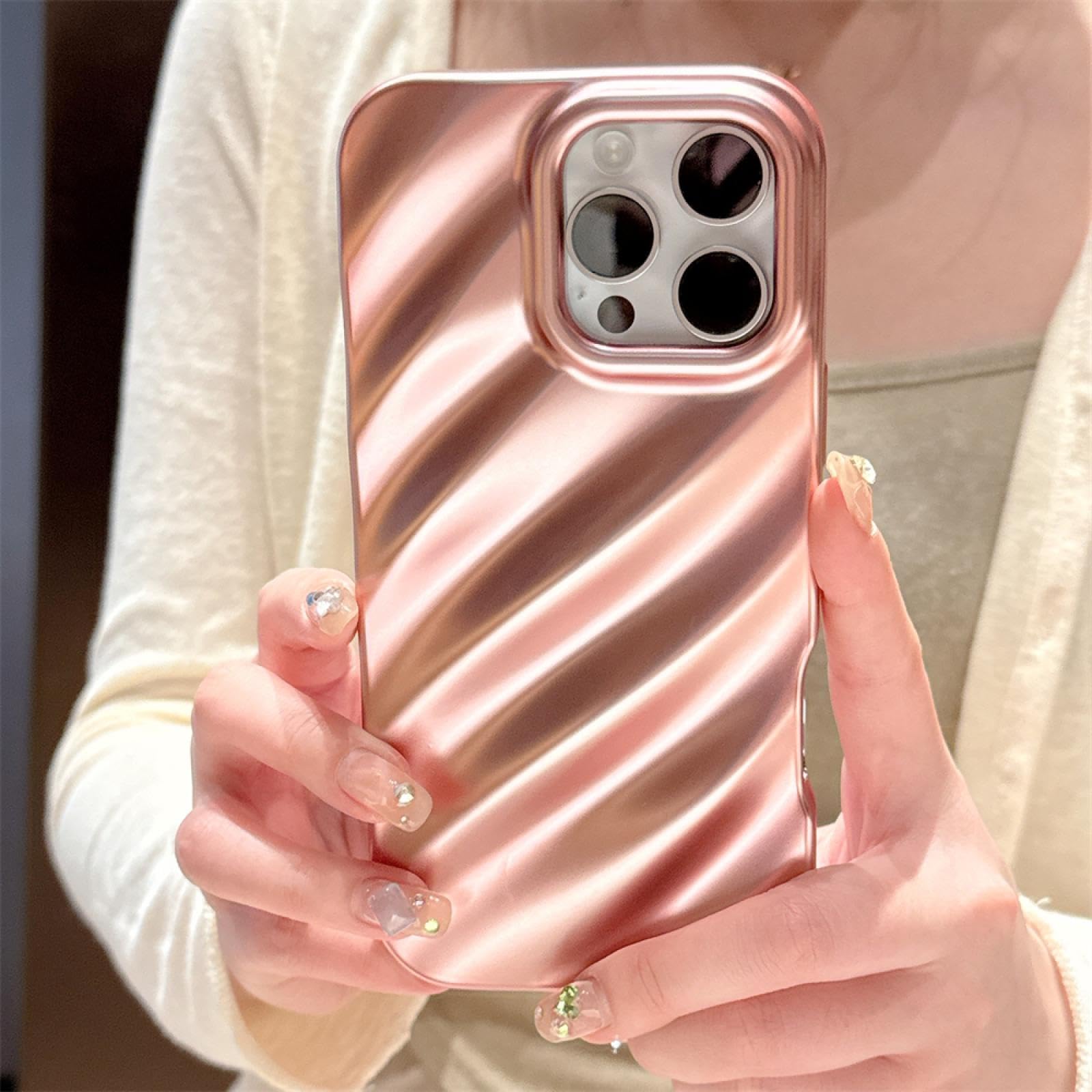Coque iPhone 11 antichoc silicone rigide rose mat protection durable - 6