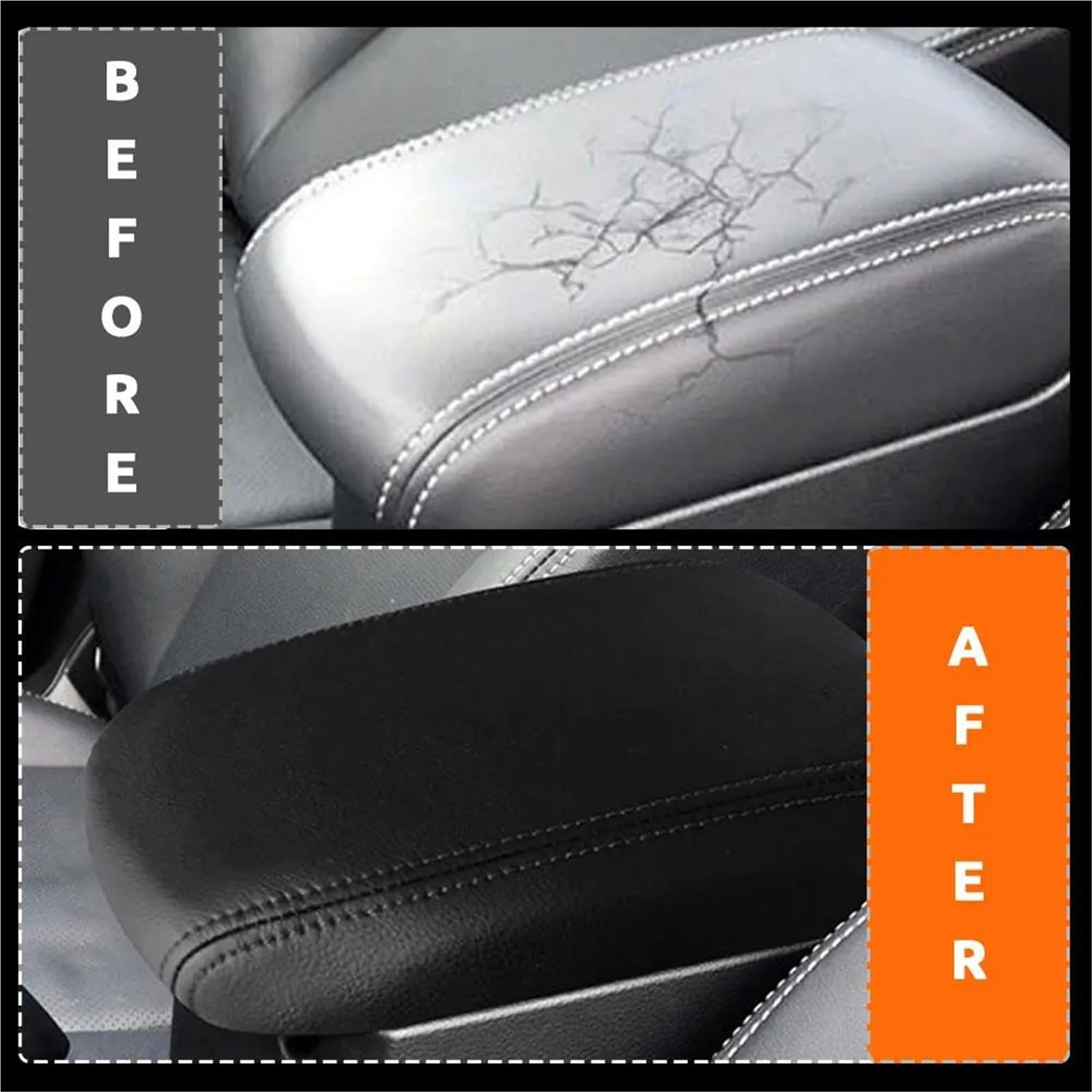 Auto-Armlehnenbezug Aus Mikrofaser-Leder Für Subaru Für Forester 2013–2018