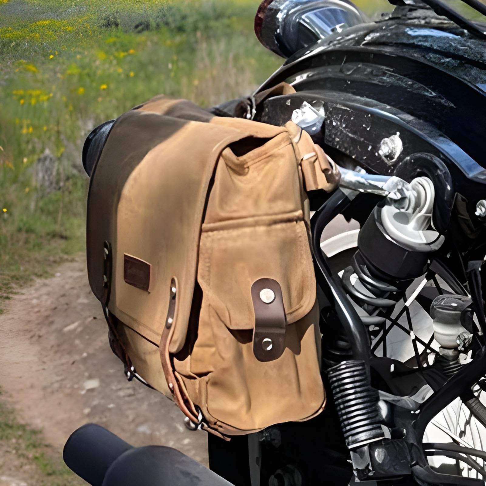 Sakwy motocyklowe na siodełko motocyklowe | Oszczędzająca miejsce torba wielofunkcyjna na kemping, podróże, do jazdy w terenie, motoroweru i skutera