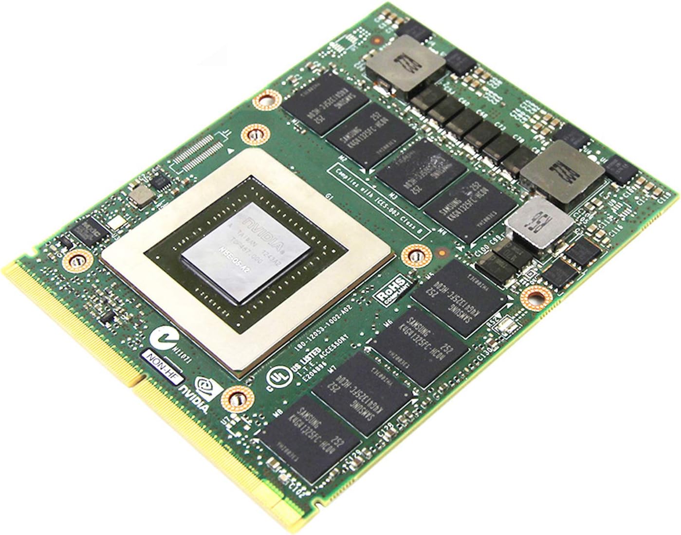 New 8GB Graphics Video Card Laptop GPU Upgrade, for Dell Precision M6700 M6800 Mobile Workstation PC, NVIDIA Quadro K5100M GDDR5 N15E-Q5-A2 MXM Board Replacement