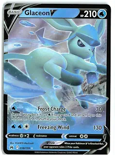 ポケモン - Glaceon V 038/159 - クラウン ゼニス - シングルカード - 対象年齢6歳以上
