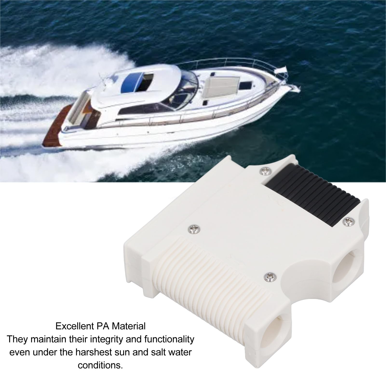 Fockety Gancio parabordi per Barche, 2 Pezzi Clip per parabordi per corrimano e Bitte per Barche, regolatore paraurti per Barche a sgancio rapido, Accessori nautici
