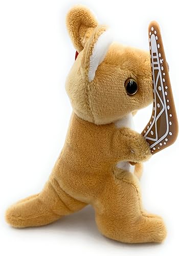 Miniatura 4 de Aeisage Canguro peluche de 5 pulgadas juguetes de canguro australiano regalos para niños canguros de peluche súper suaves