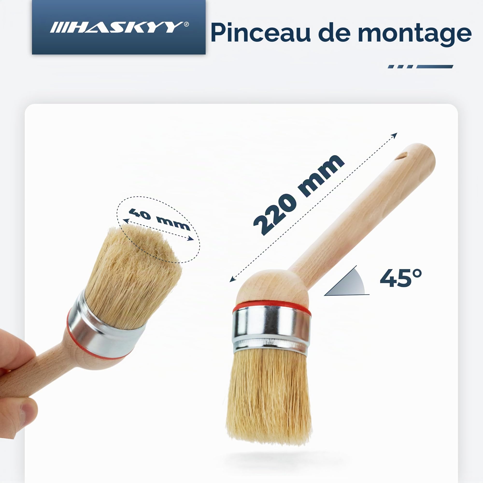 HASKYY 3kg Graisse de Montage pour Pneus Montagewax Noir + Tournevis de Vanne Extracteur de Soupape + Profi Auswuchtzange pour Adhésif- et Poids Poids Sisa Craie" Bold"