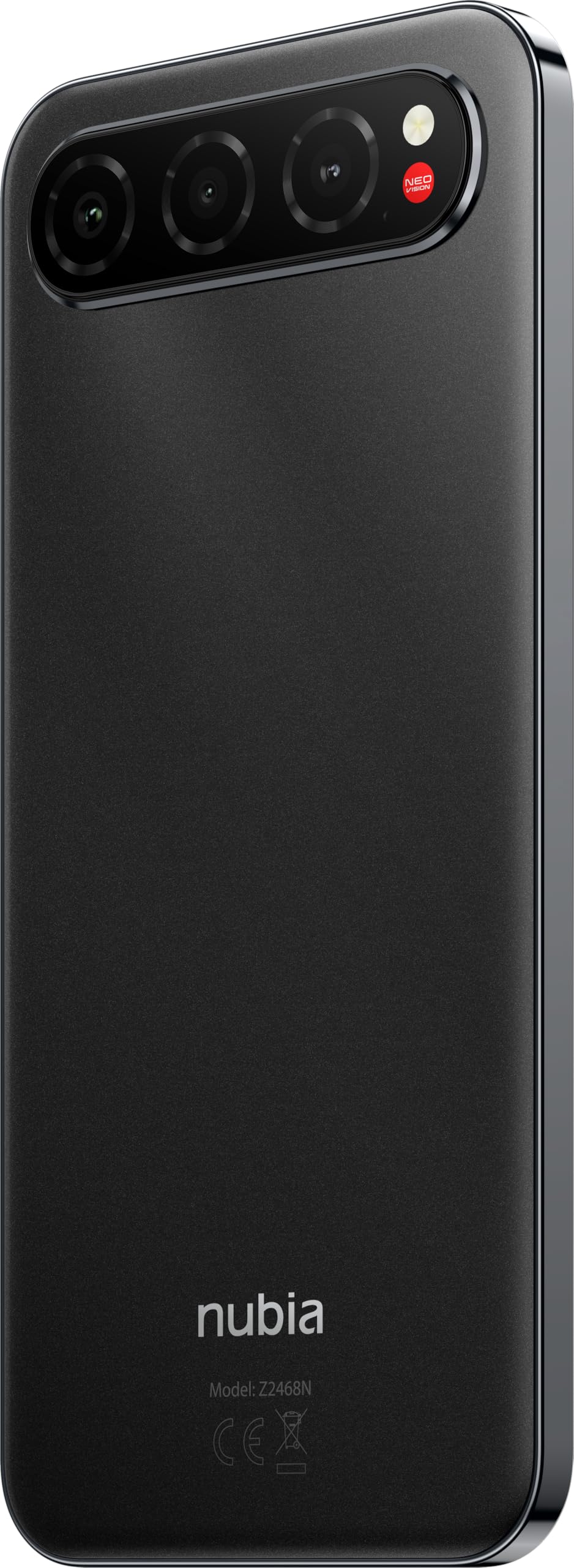 nubia Air, Smartphone 5G ultrasottile, Display AMOLED 6,78", 256 GB, RAM 20GB (8+12GB RAM fusion), Tripla fotocamera AI 50MP, Batt. 5000mAh, resiste a acqua e polvere (IP68 & IP69), Titanimu Black