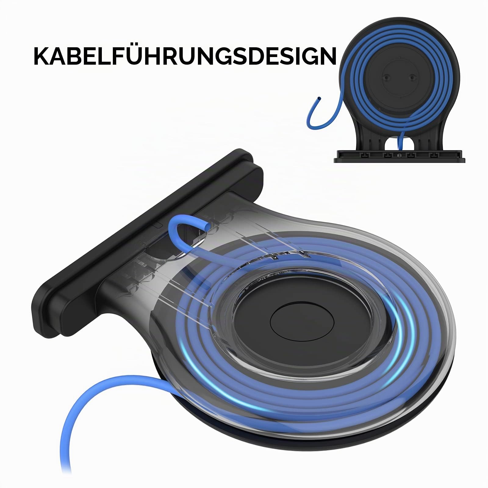 AHASTYLE HomePod Mini Wandhalterung ABS Ständerhalter mit Kabel Verwaltung- Accessories für Apple HomePod mini mit Schrauben Platzsparende für Küche, Bad und Schlafzimmer (Schwarz_2 Stück)