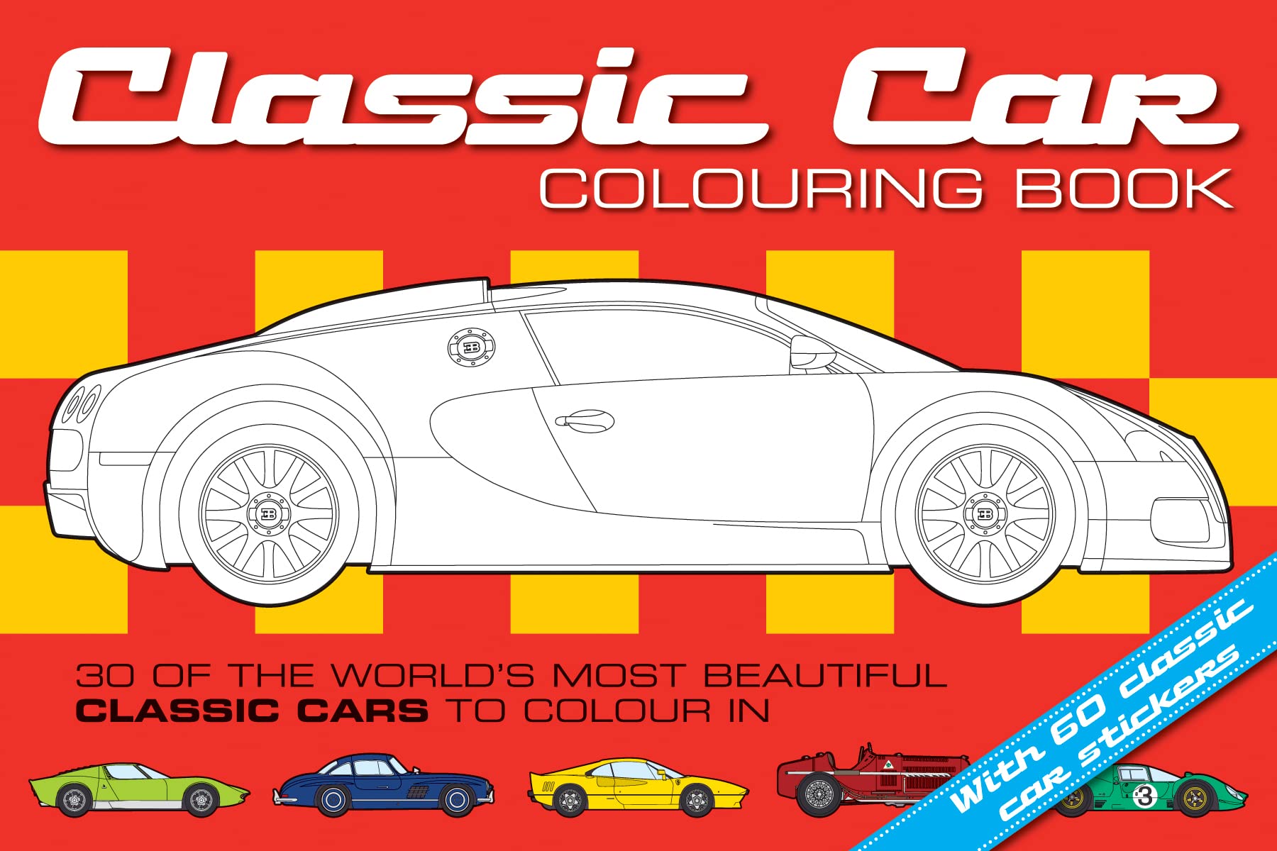 Classic Car Colouring Book (Car Colouring Books) Paperback – Illustrated, 30 Sept. 2011