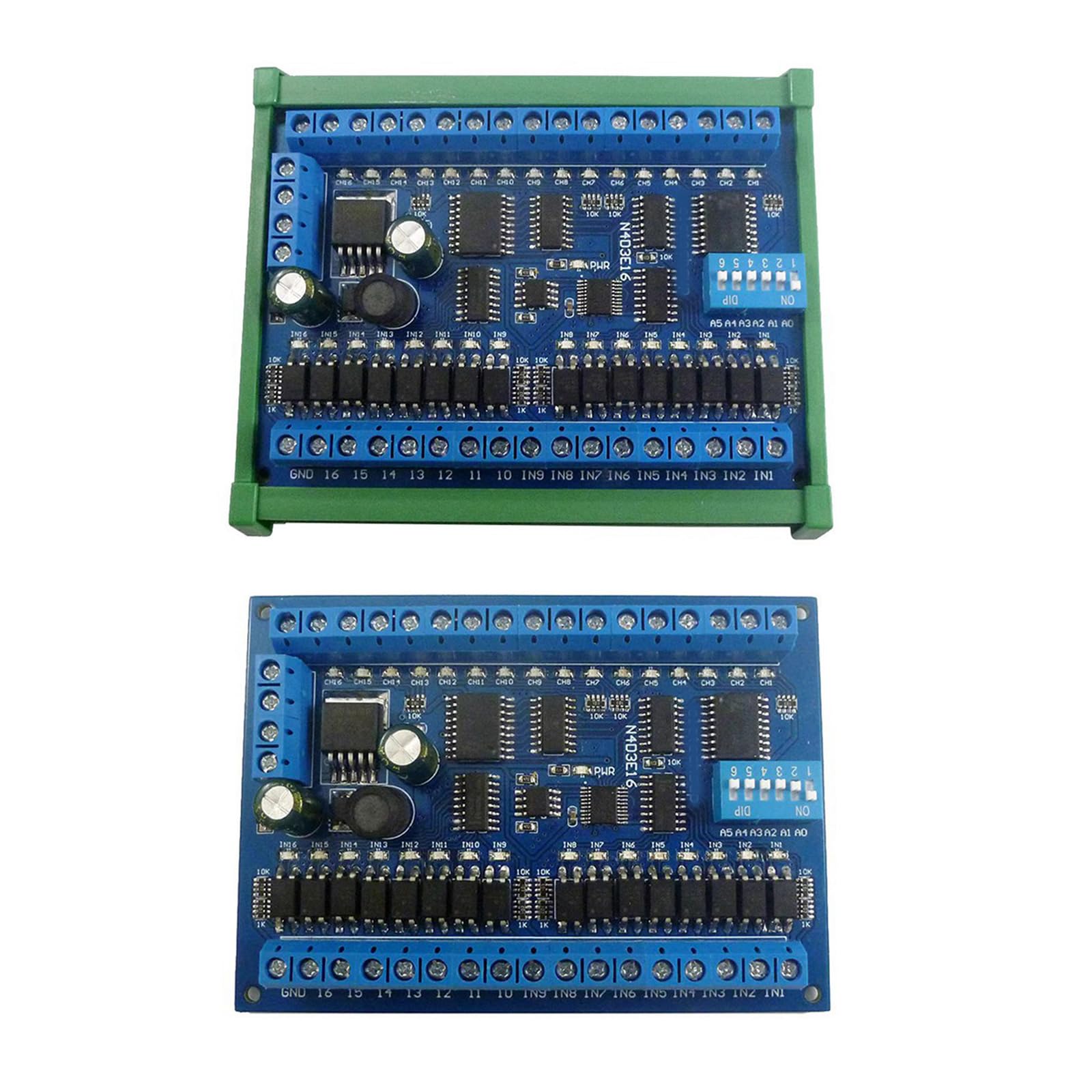 GRABLOOM RS485 Remote Switches PLC Expansion Board RS485 RTU Module Board DC12V 24V 16 Input 16 Output RS485 DC12V 24V RS485 Remote