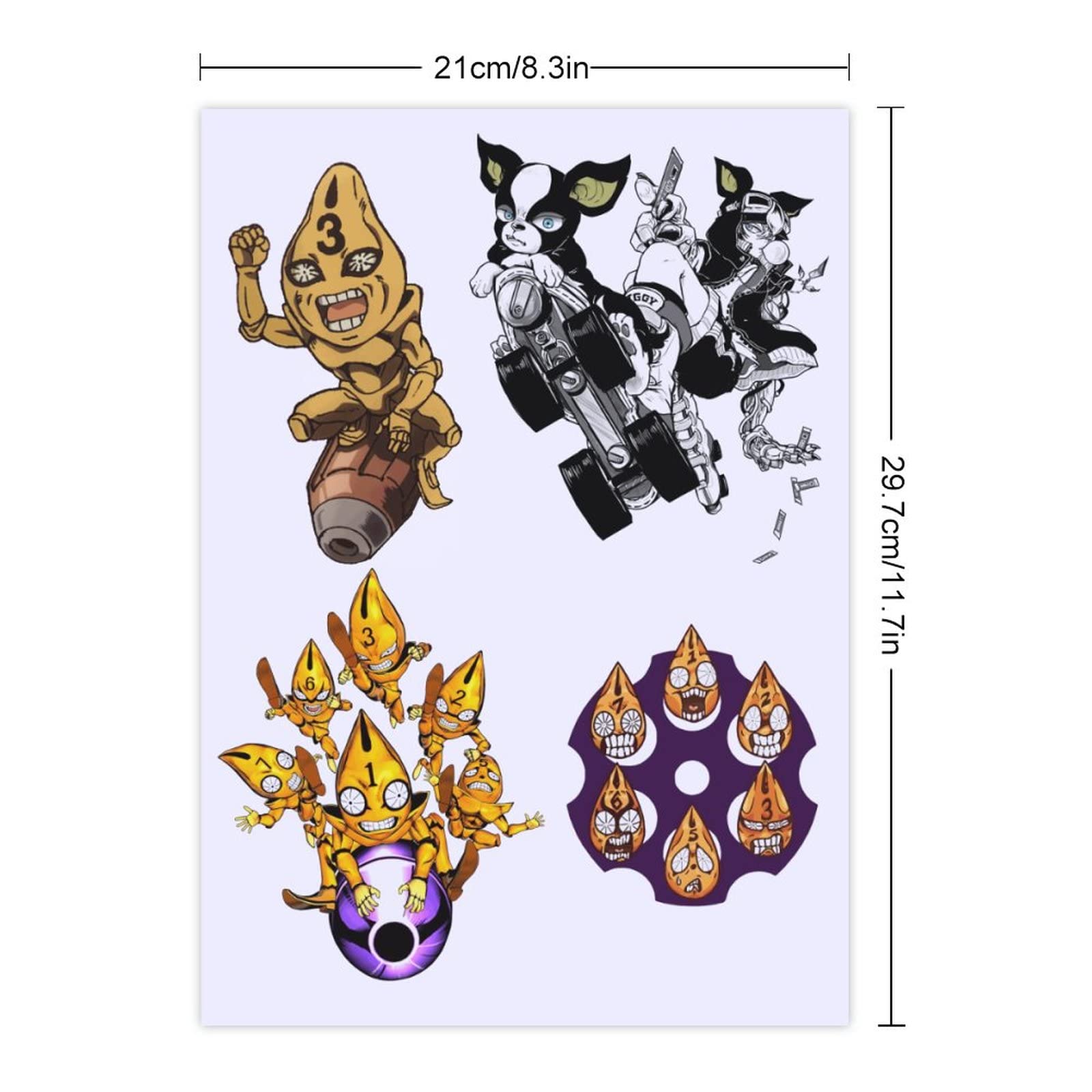 Amazon.co.jp: 防水ステッカーセット ジョジョの奇妙な冒険 イギー