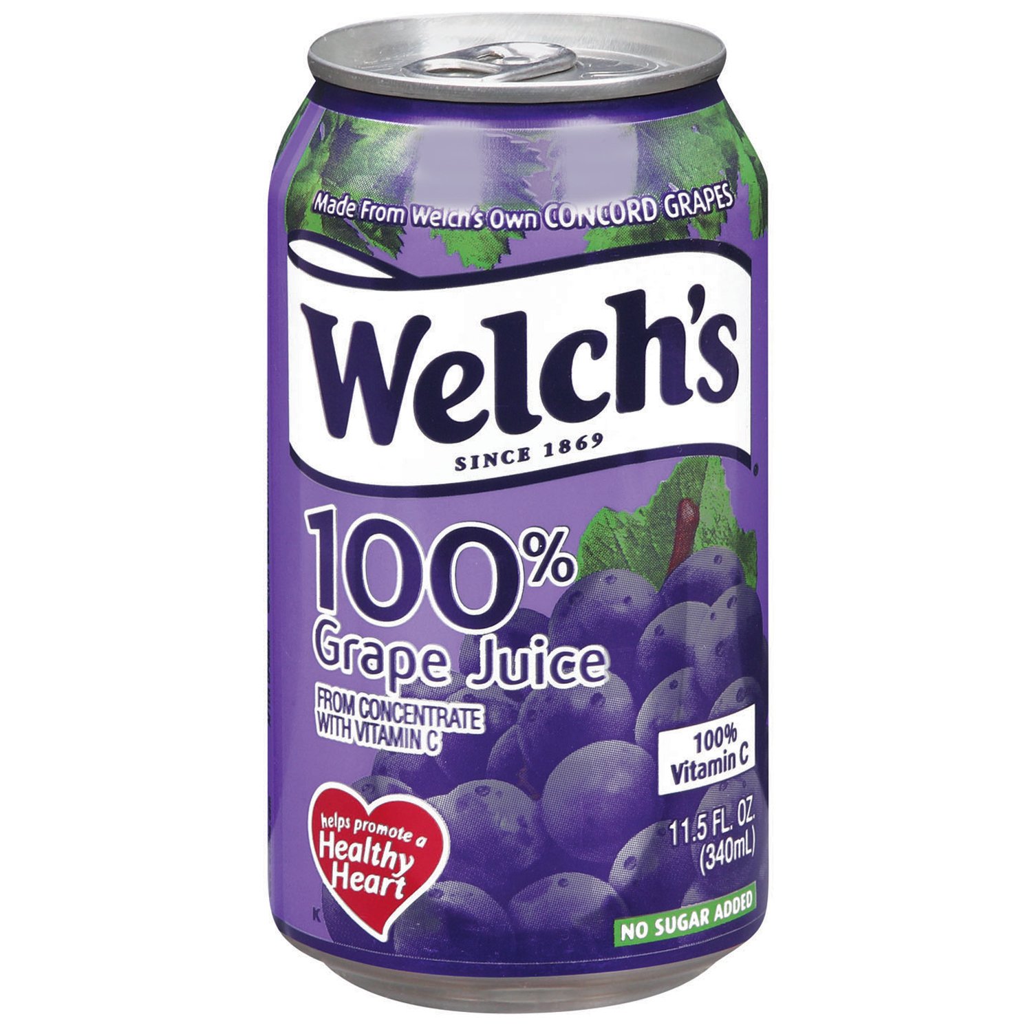 Welch's 100% Grape Juice, 11.5 oz., 24 per case