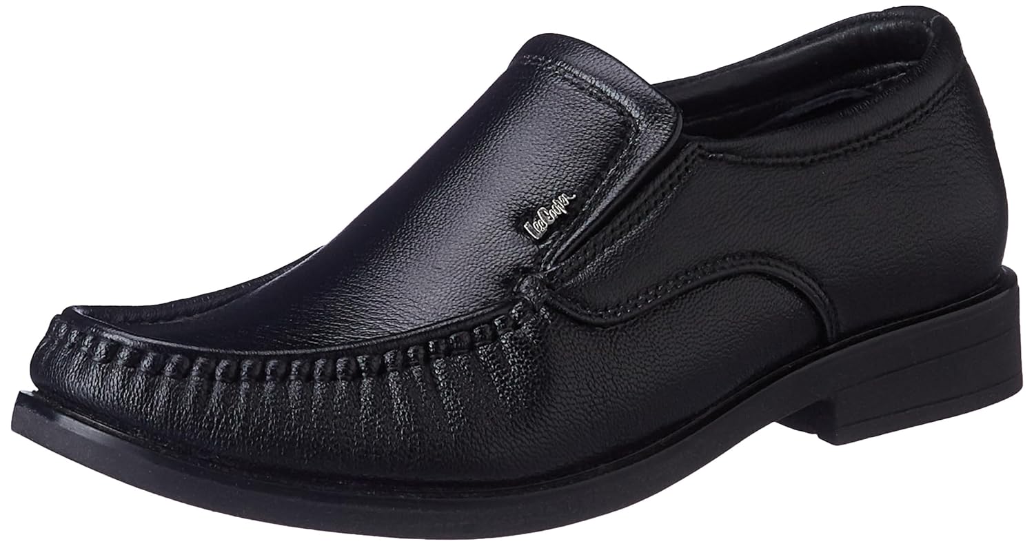 Lee Cooper LC2130B2R Men’s Lightweight Leather Shoes | Comfortable, Stylish Slip-On Formal Footwear for Office, Business
