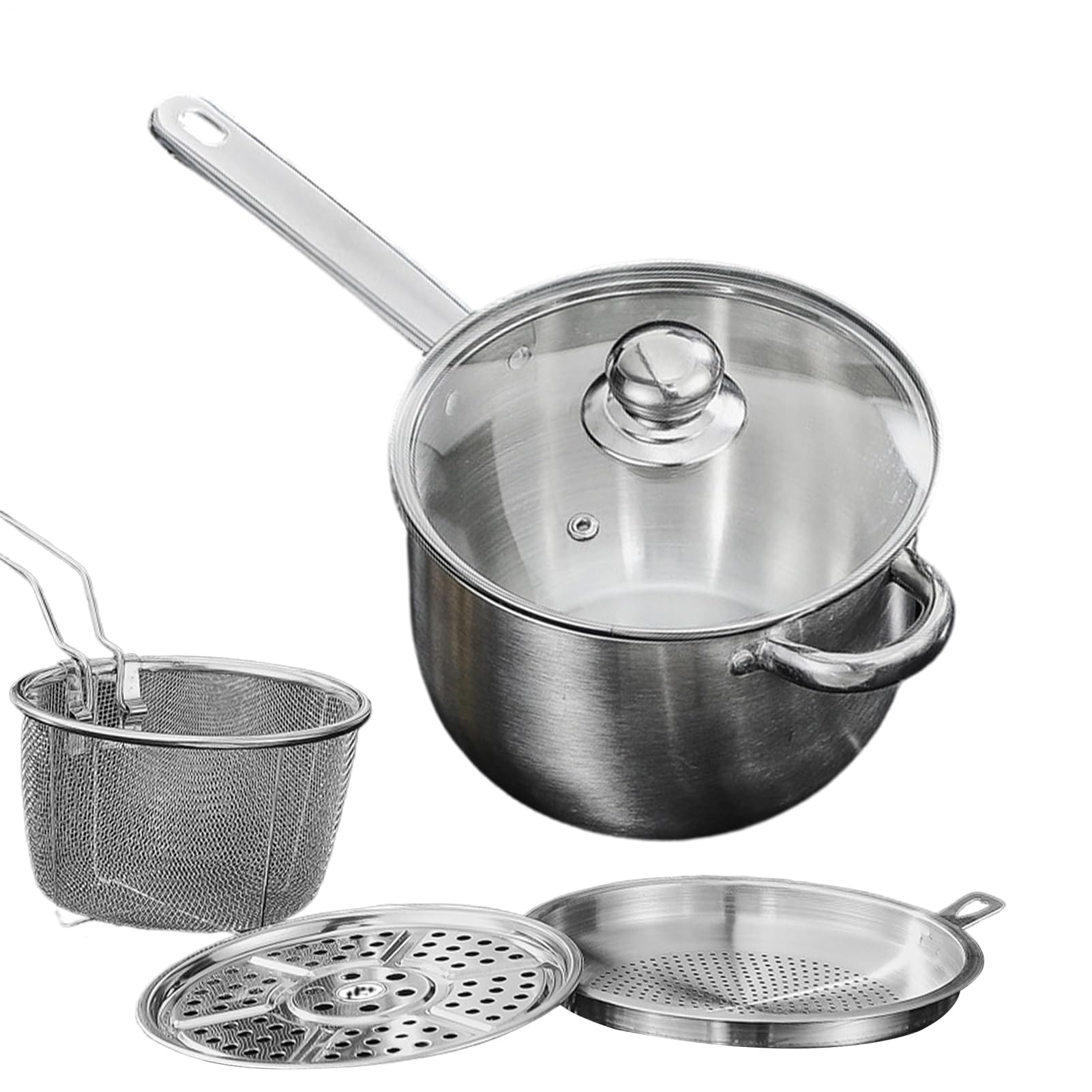 Genérico Cuisinière à gaz et électrique, pommes de terre, poulet, soupes, préparation de repas avec panier