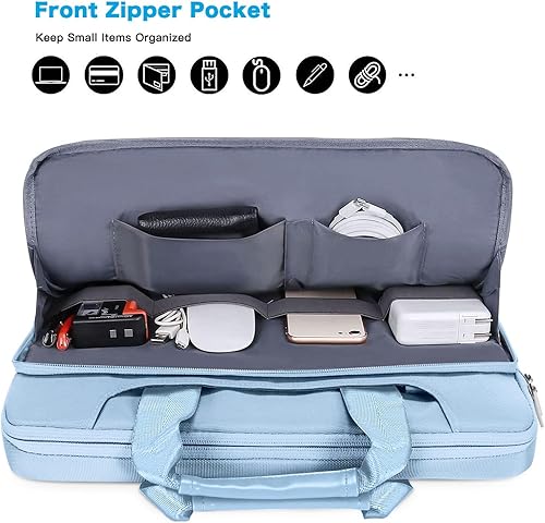 Miniatura 3 de MOSISO - Bolsa de hombro con protección de 360 para MacBook AirPro, laptop de 13-13.3 pulgadas, MacBook Pro 14 2023-2021 A2779 M2 A2442 M1, funda de