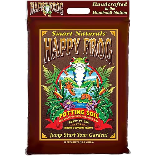 FoxFarm FX14082 Happy Frog Bag, 12 Quart Potting Soil, Brown
