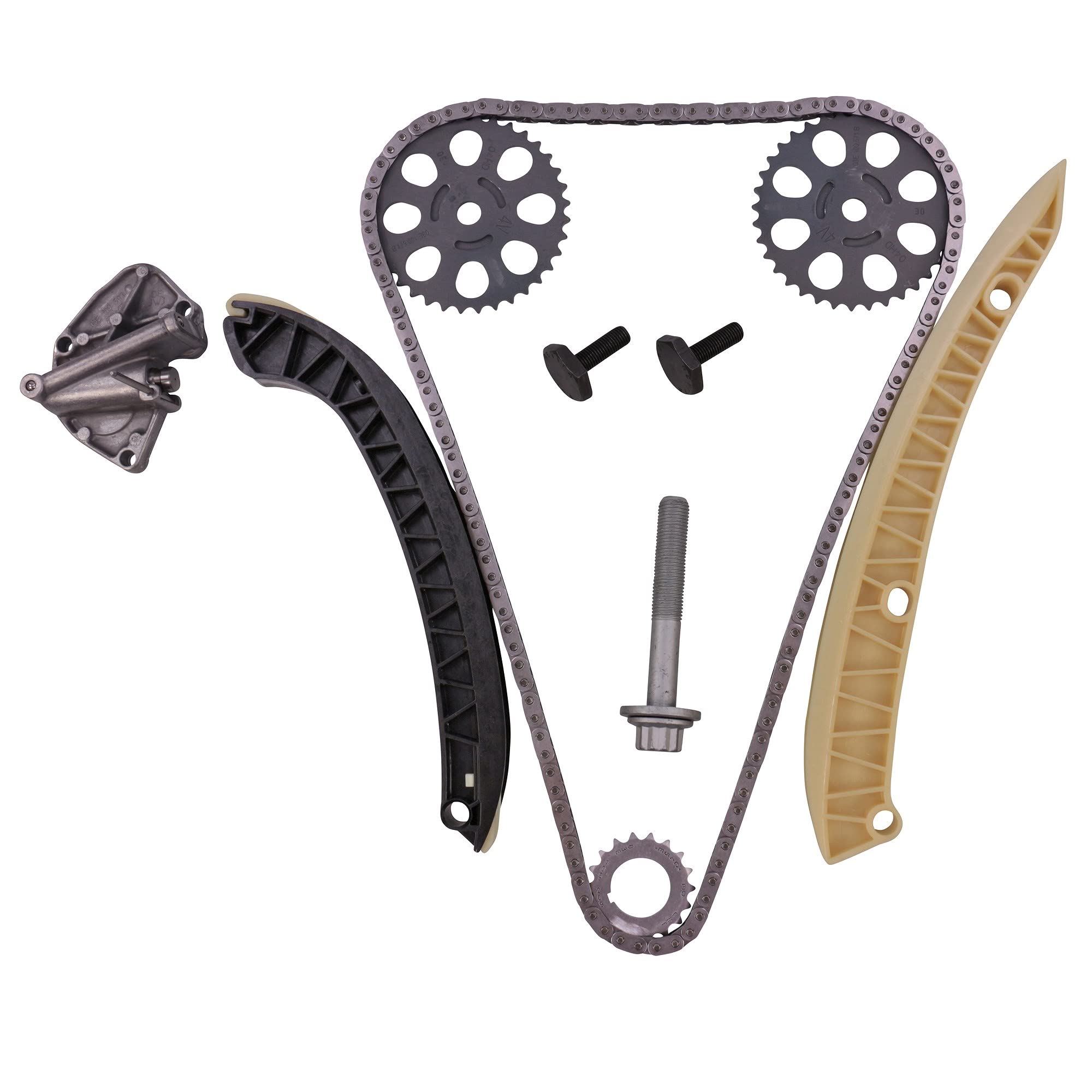 febi bilstein 30607 Steuerkettensatz für Nockenwelle, mit Gleitschienen und Kettenspanner, 1 Stück
