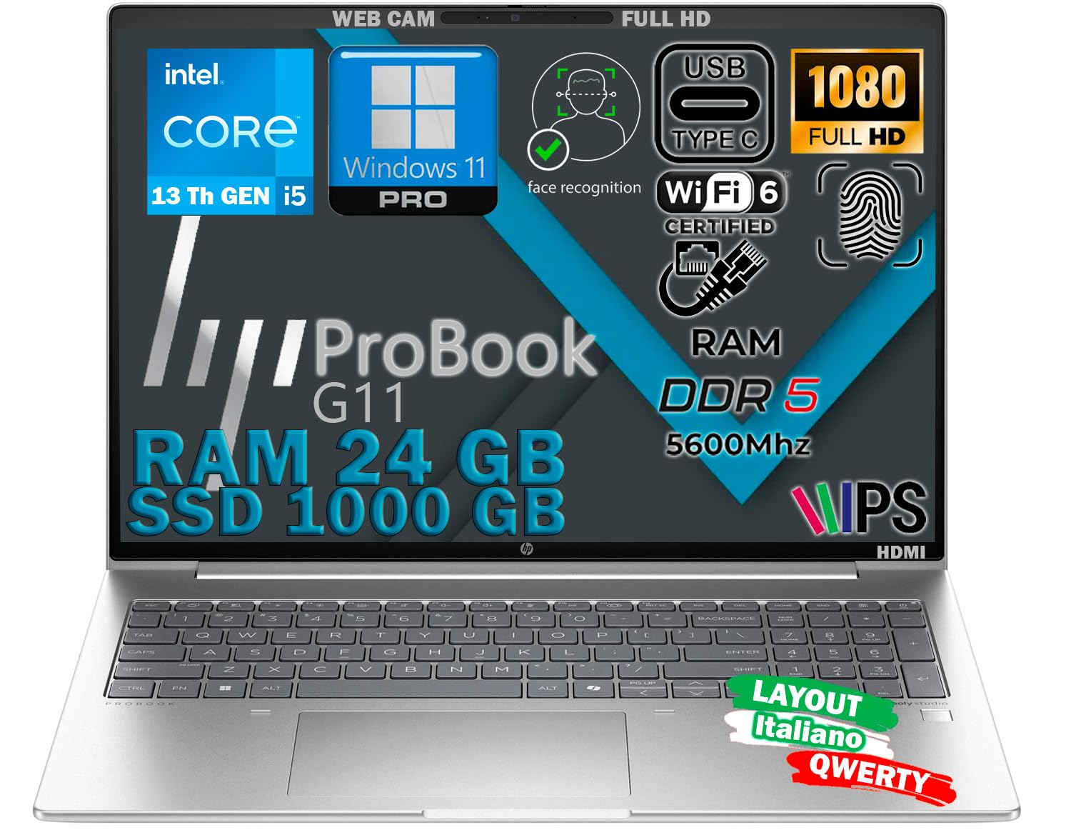 Notebook HP Probook 4 G1iR 24GB 16