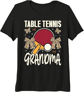 Women's Ping Pong Lover Table Tennis Player Cute Grandmother Grandma Premium Tri-Blend T-Shirt