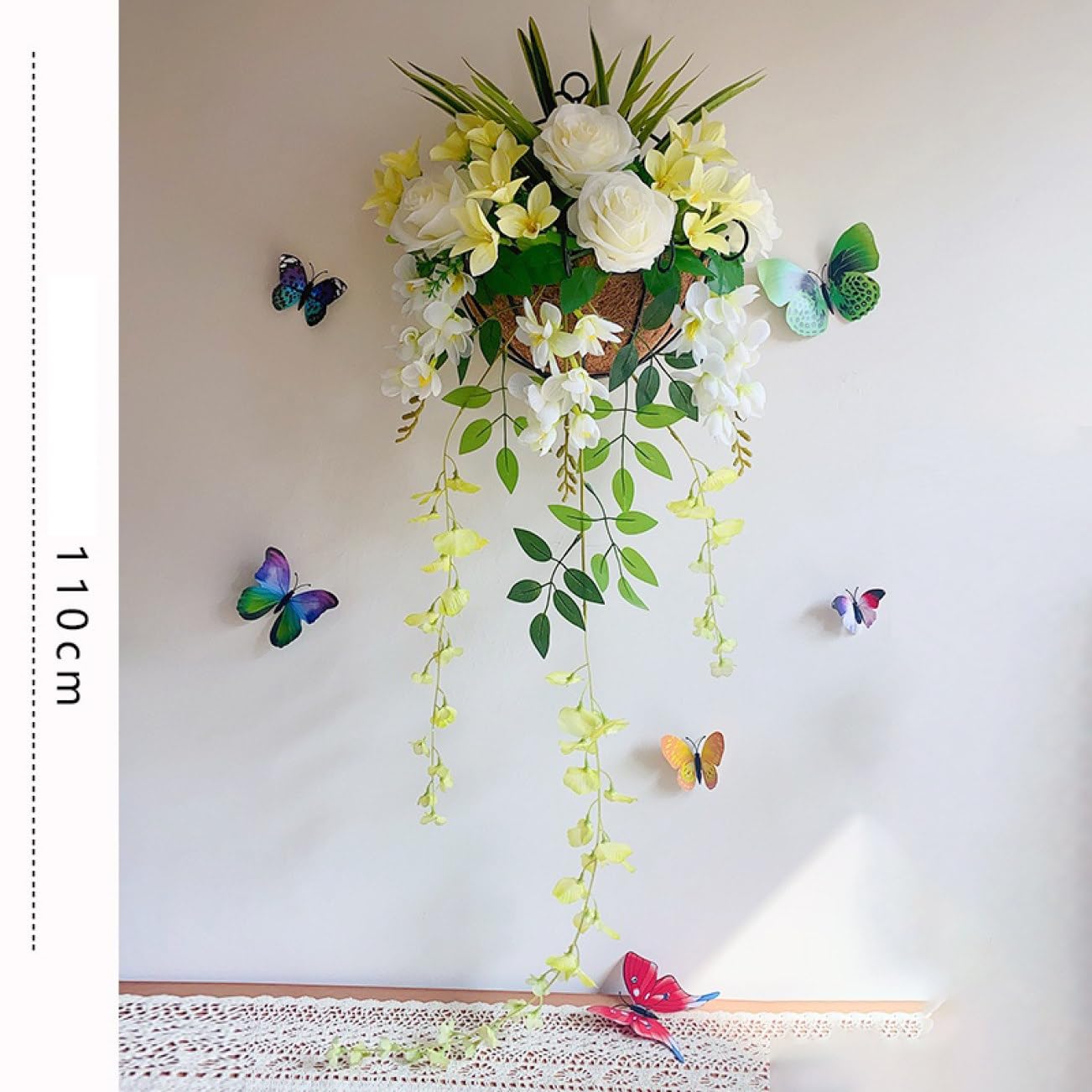テクスチャーアート 花 インテリアアート 花畑 ブーケ フラワーアート グリーン fbc820.jpg