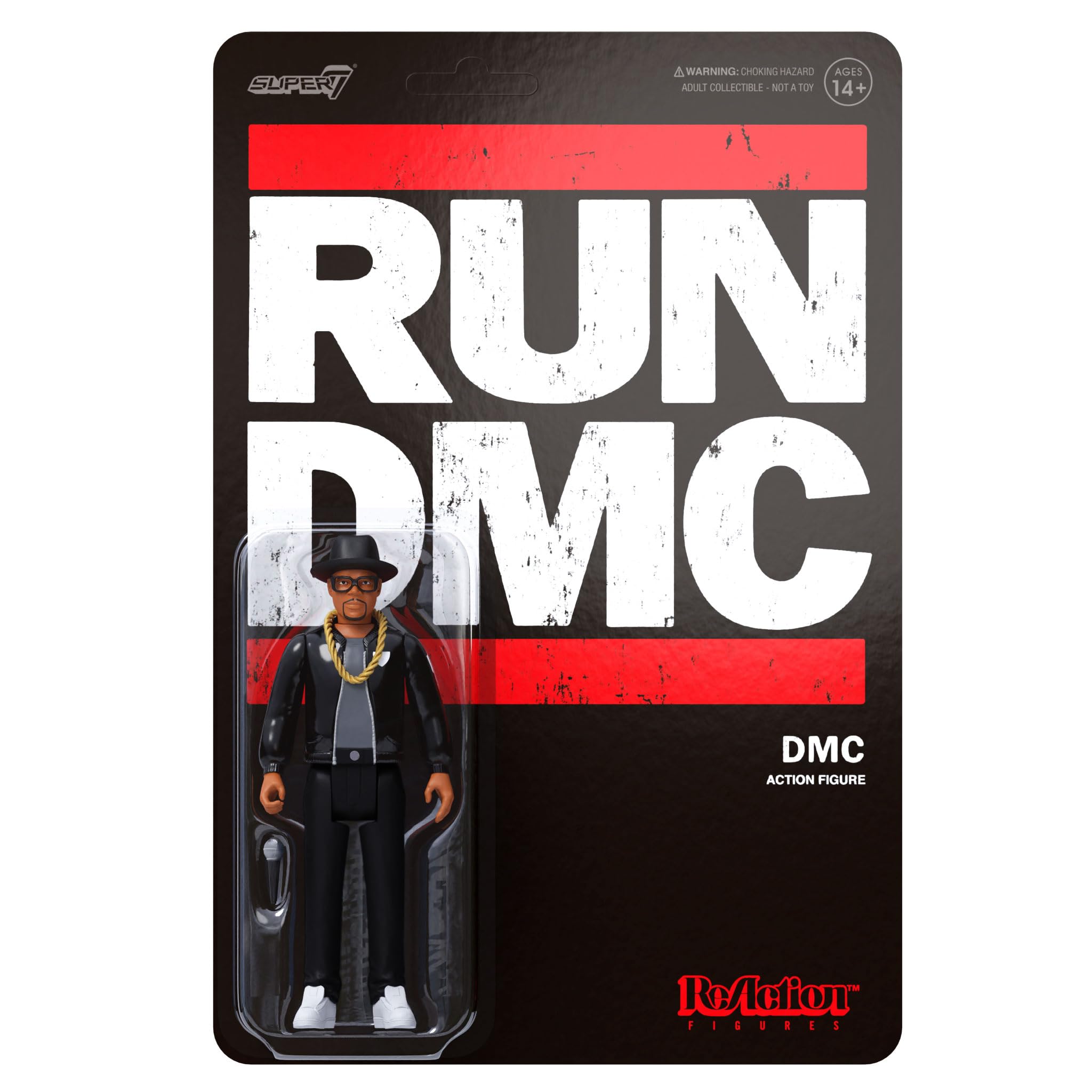 Amazon.com: Super7 Run DMC Reaction Figures - Darryl DMC