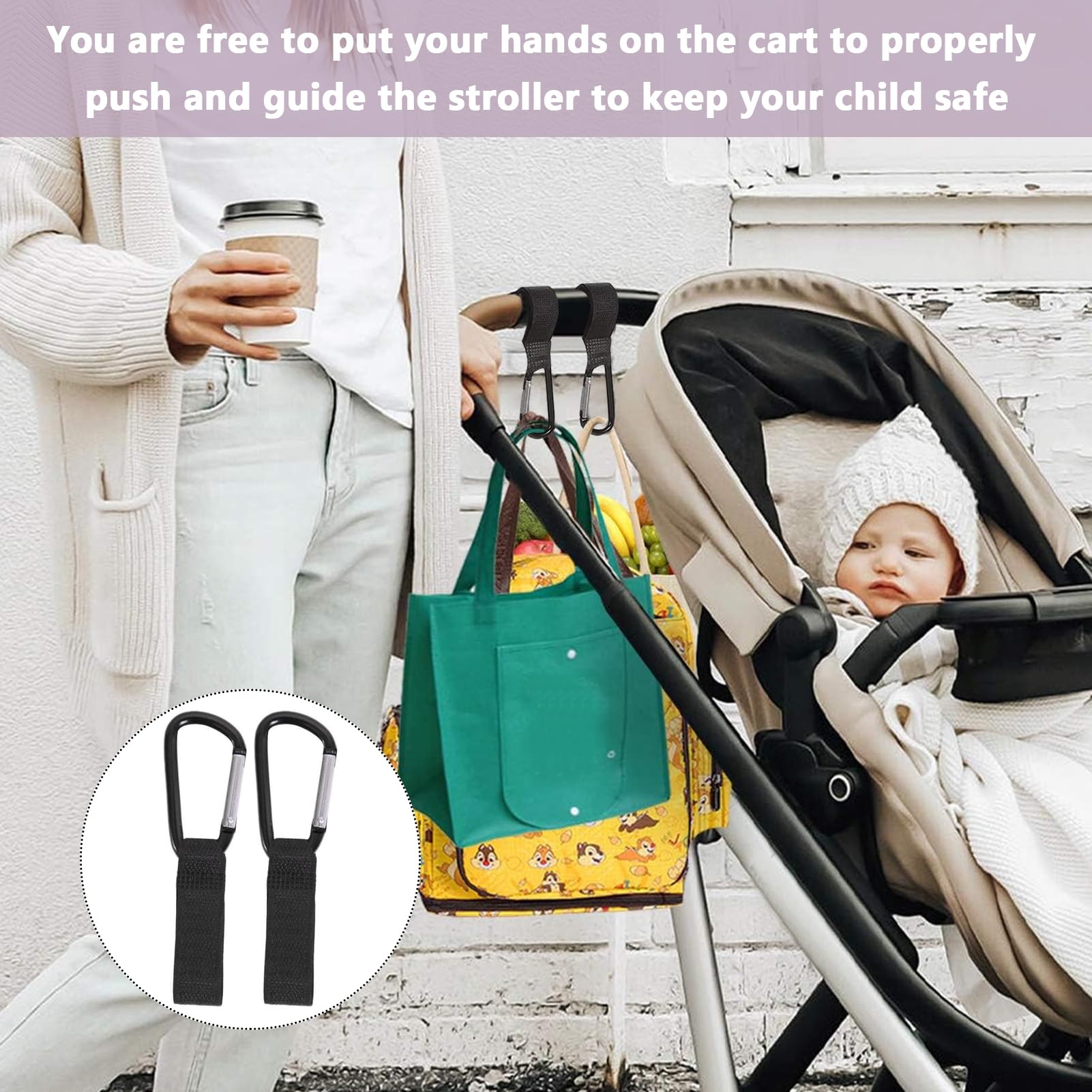 1Pcs Kinderwagen Haak Kinderwagen Winkelen Haak Ac
