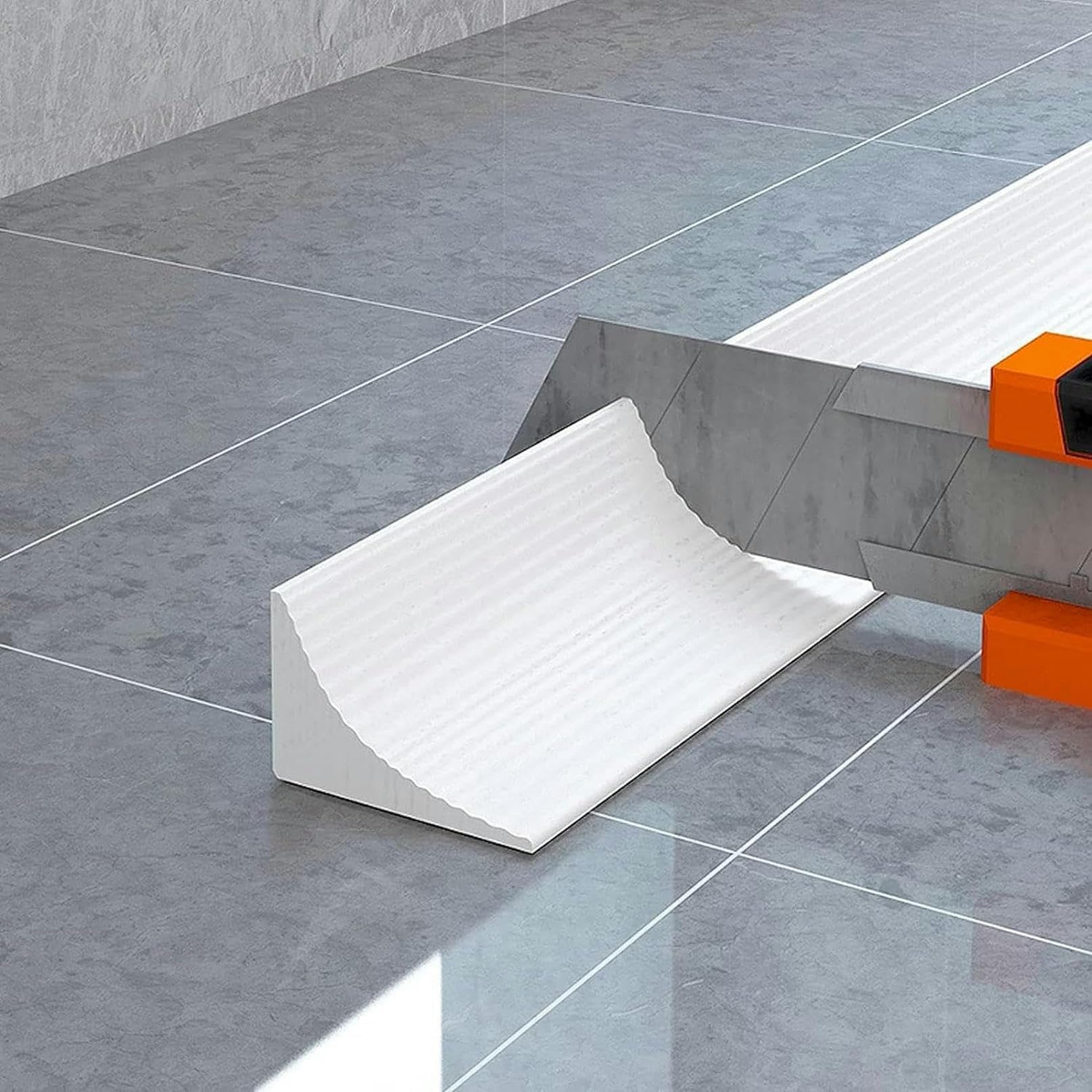 Duschschwellen-Wassersperre, Selbstklebende Silikon-Duschschwelle, Wasserbarriere, Mehrfarbig, mehrere Größen(Grey,80cm/32in)