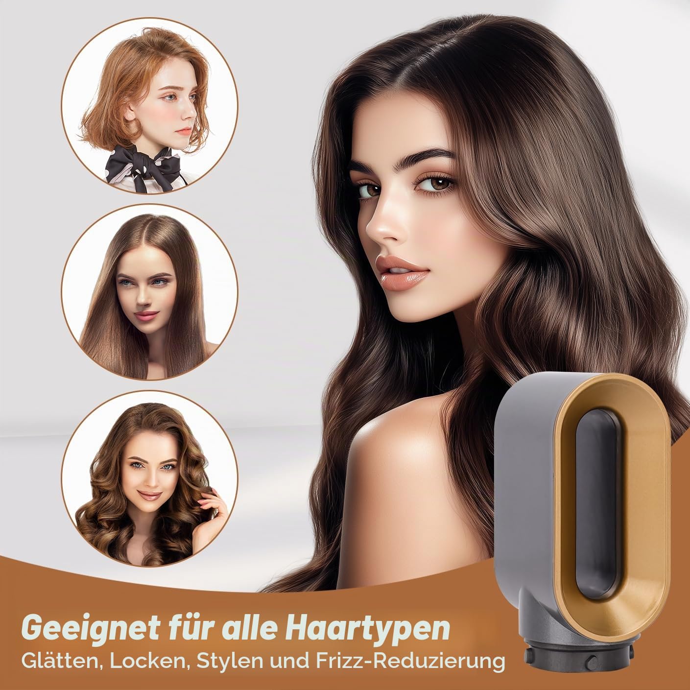 Vor-Styling Trocknerdüse Aufsatzdüse für Dyson Airwrap Styler HS01 HS05, Aufsatz Zubehör Teil 969759-01 | Keine Hitzeschäden, einfache Installation, Teilenummer: 969759-01