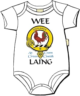 Laing Scottish Clan Crest Baby Jumper