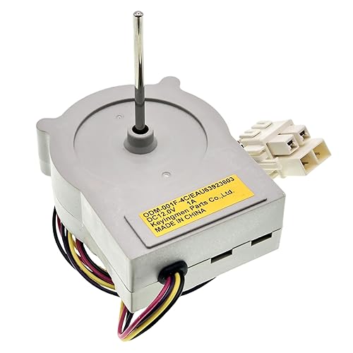 EAU63923603 Motor del ventilador del evaporador del refrigerador compatible con el refrigerador LG, reemplaza LFCC22426S/00, LFXS28596S/00,