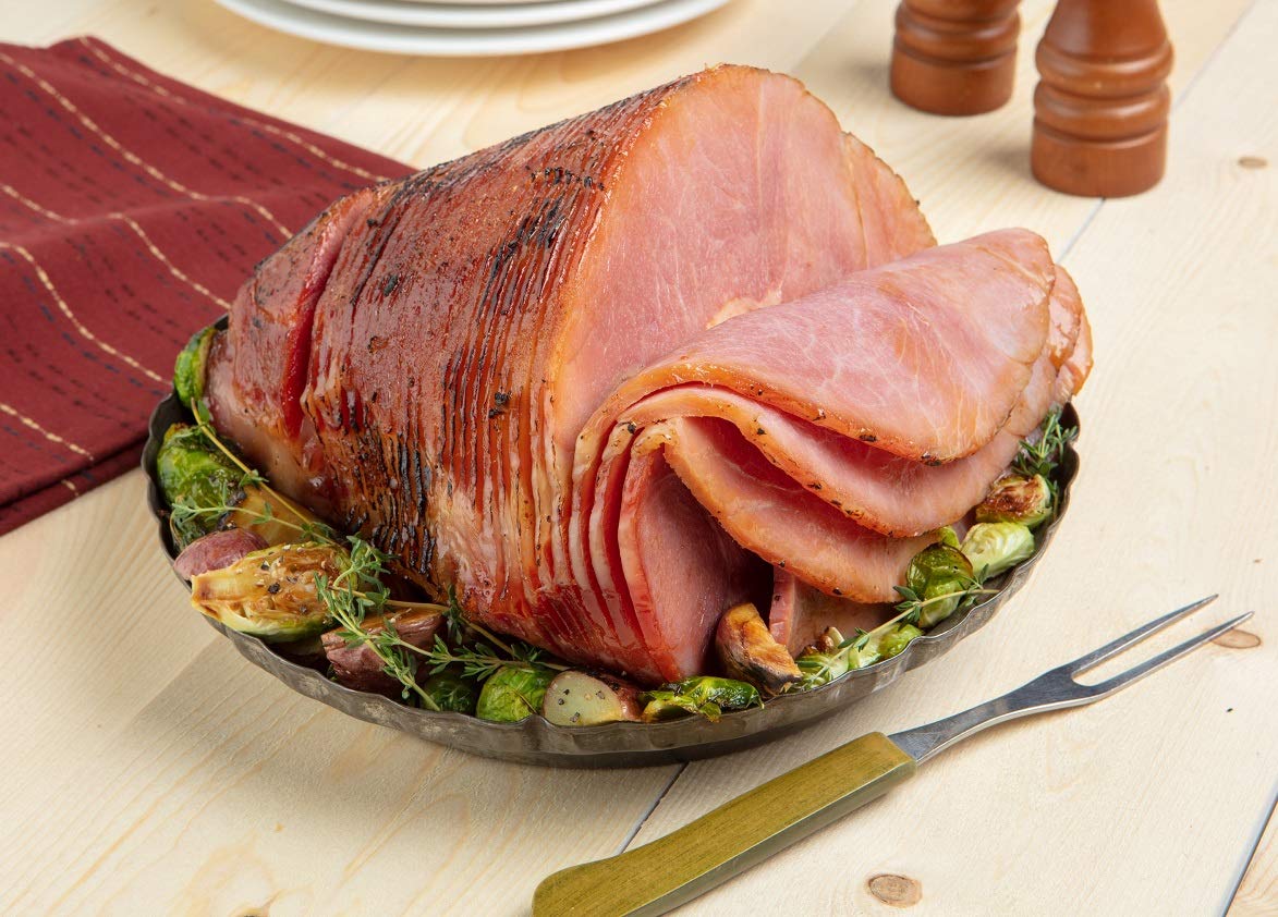 Burgers' Smokehouse (Sliced or Unsliced) Traditional Cooked Country Ham (Spiral Sliced, 5 to 6 pounds)
