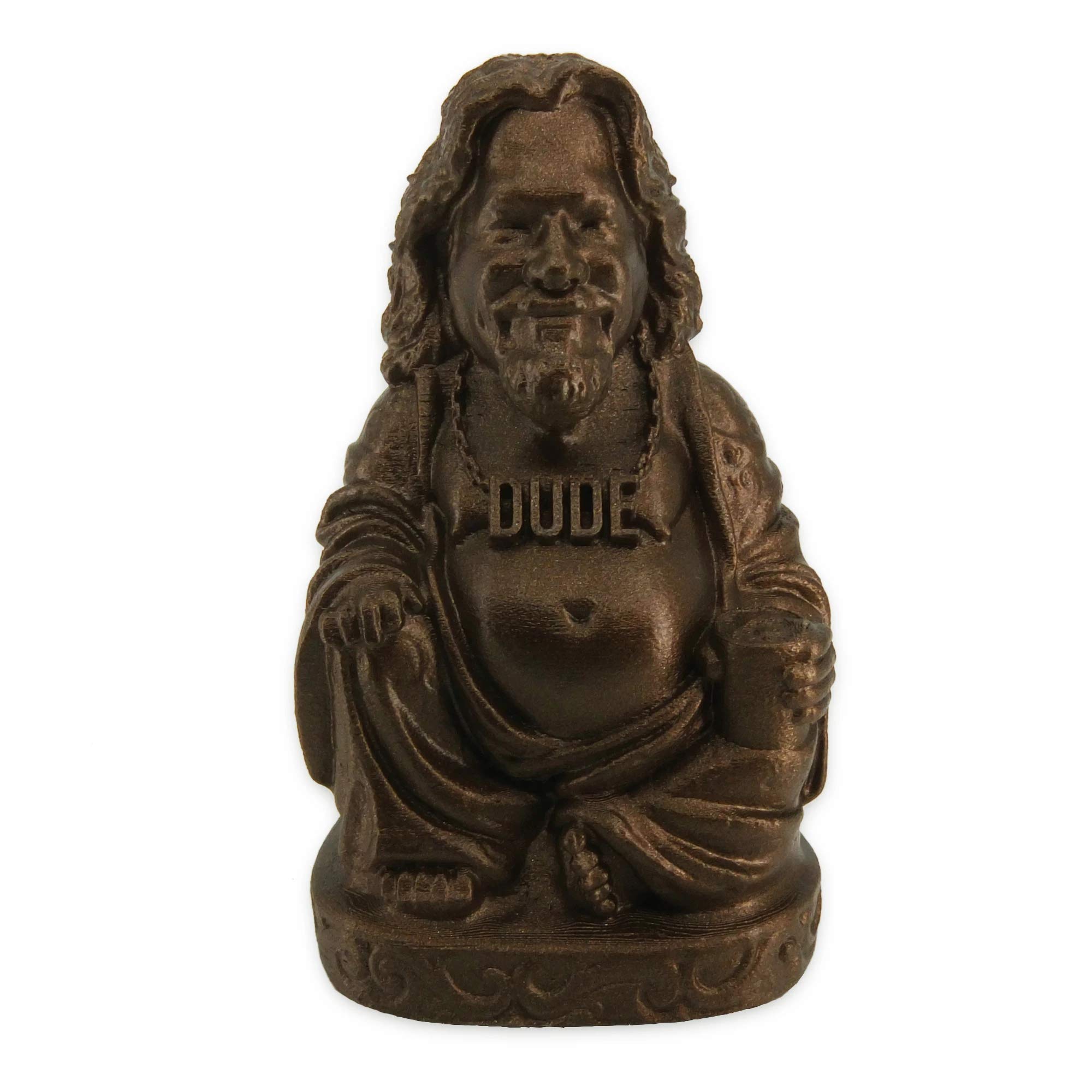 muckychris The Dude Buddha | The Big Lebowski | Metallic Rust 2"