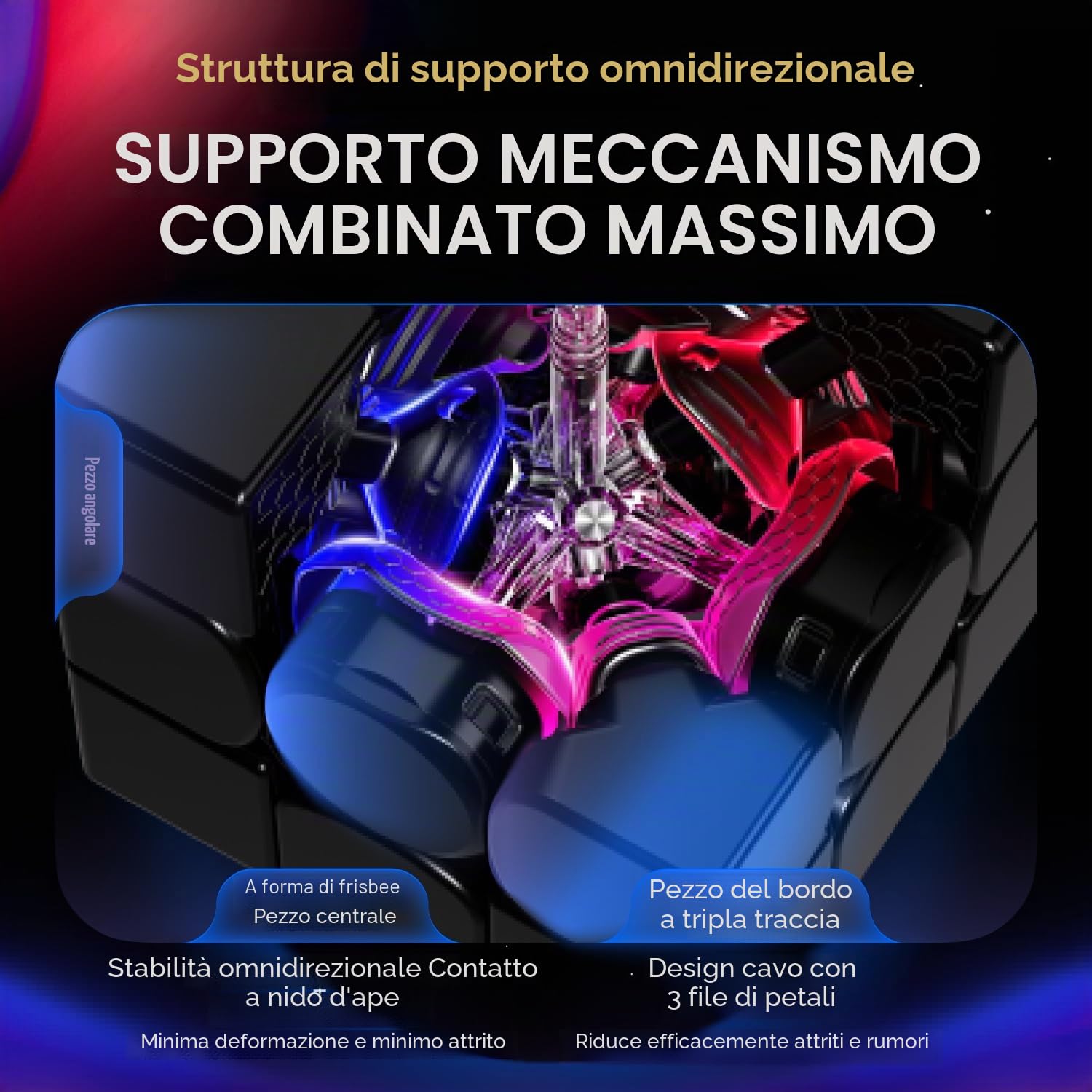 GAN16 Maglev Cubo di Velocità Professionale Magnetico Cubo Gan 3x3, 88 Punti Magnetici Speed Cube per 72 Livelli di Regolazione della Tensione, Adatto a Principianti ed Giocatori Professionisti