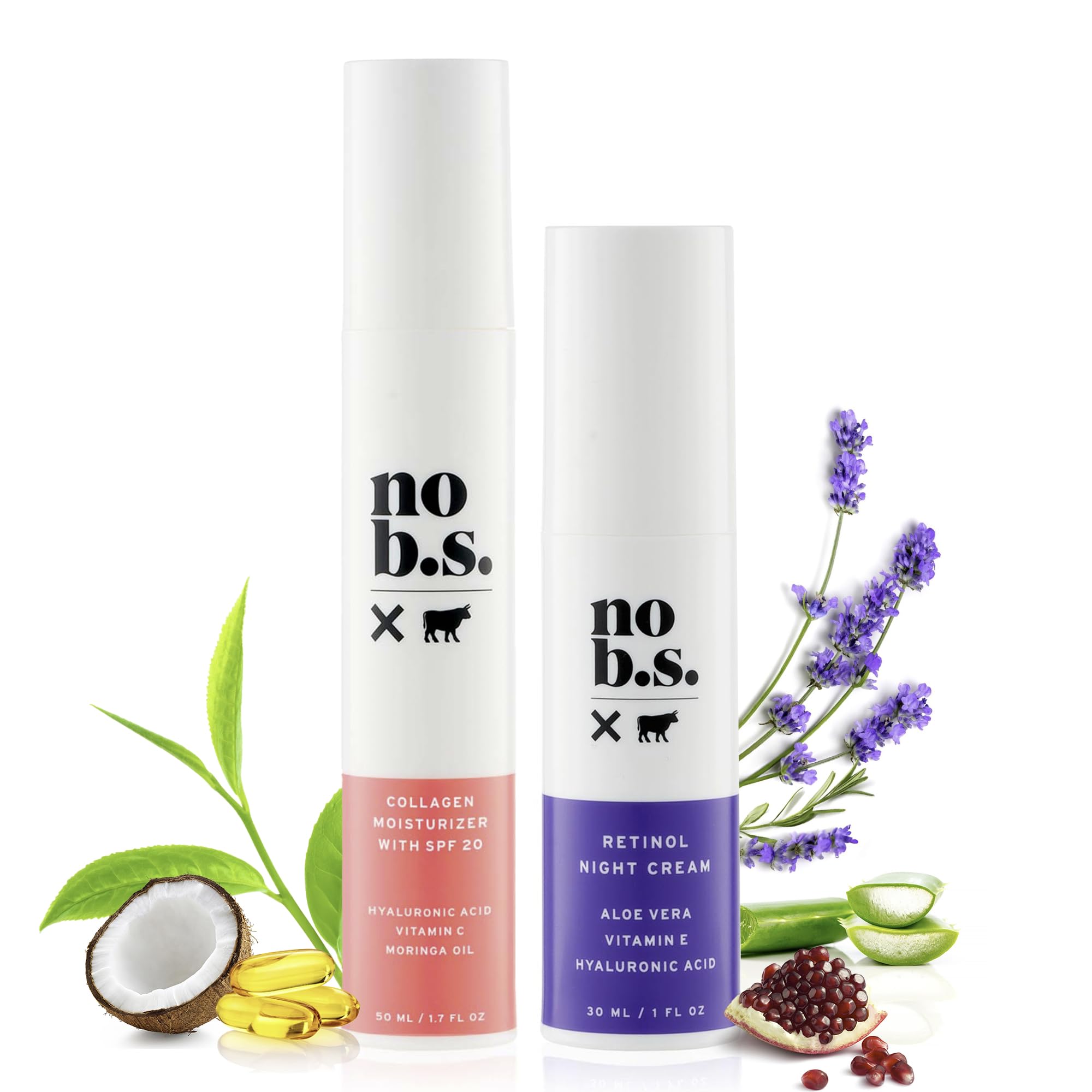 B.S. Protect & Correct Duo - Face Moisturizer with SPF 20 and Retinol Cream - Hype. Fads. Wrinkle Creams That Really Work.