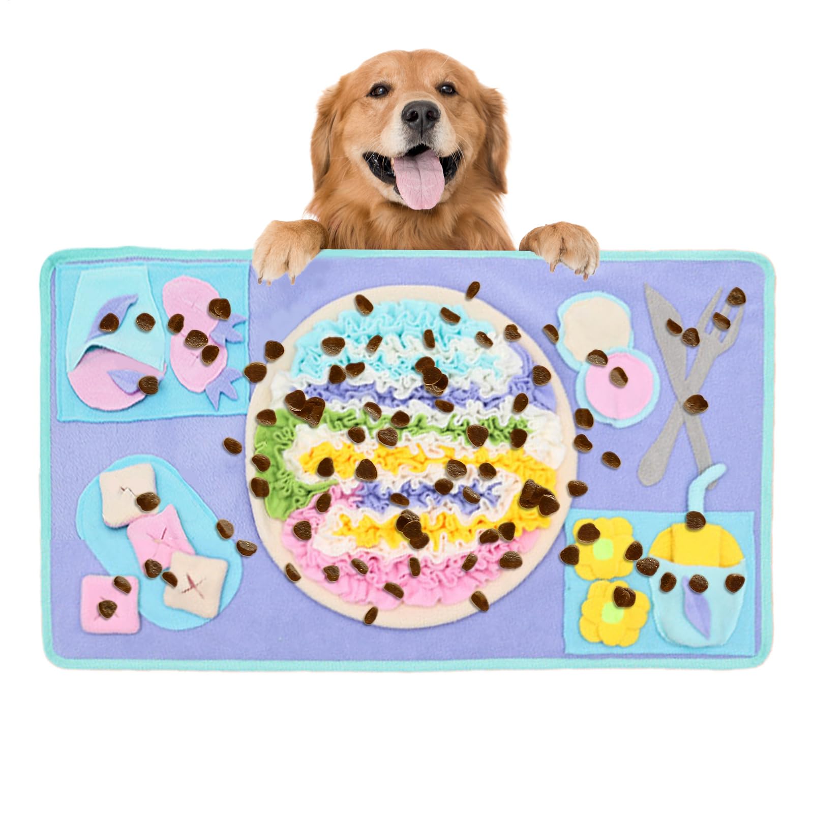 Tapis à renifler pour chiens gloutons et jouet contre l'ennui des animaux