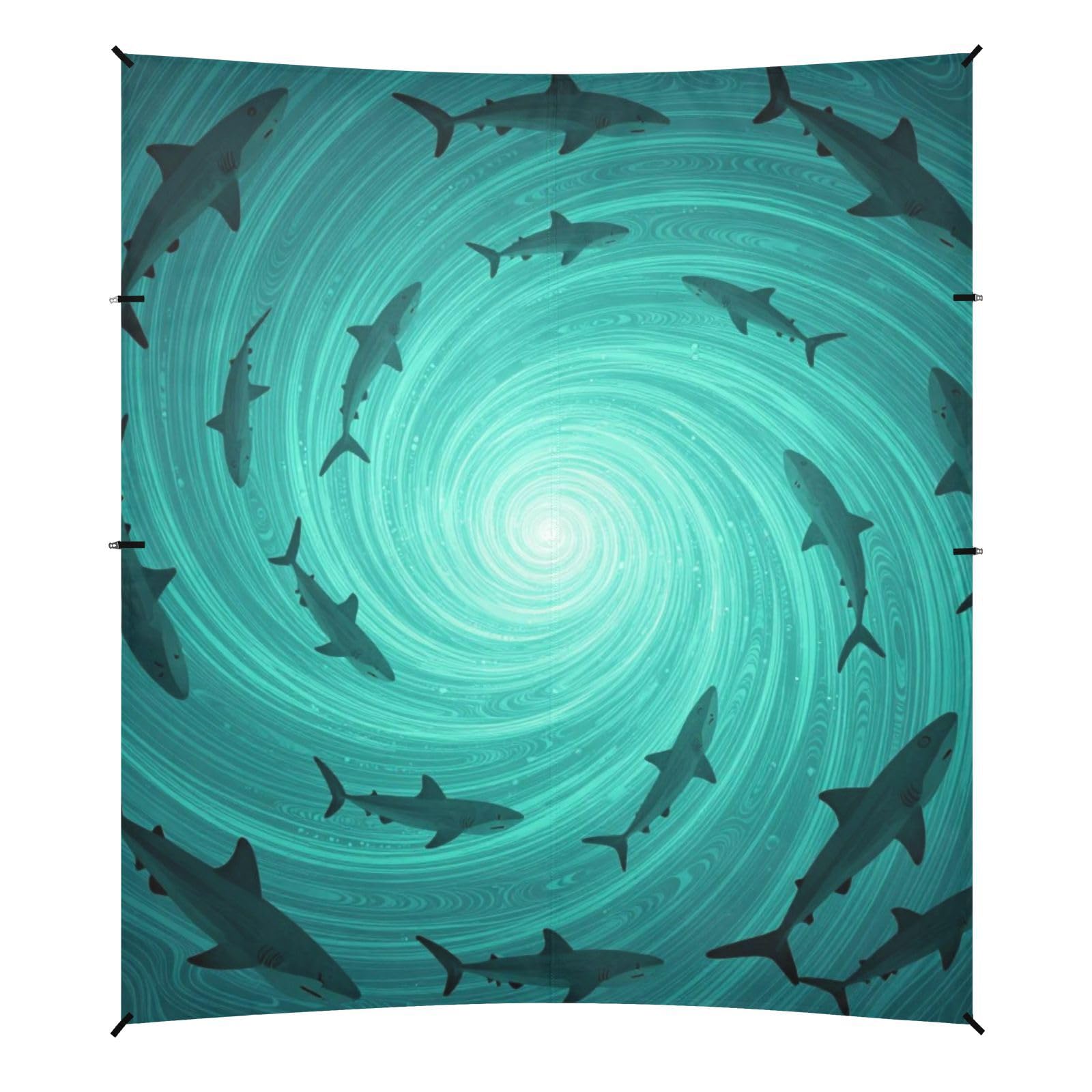 Sotto Blue Ocean Beach Canopy UPF50+
