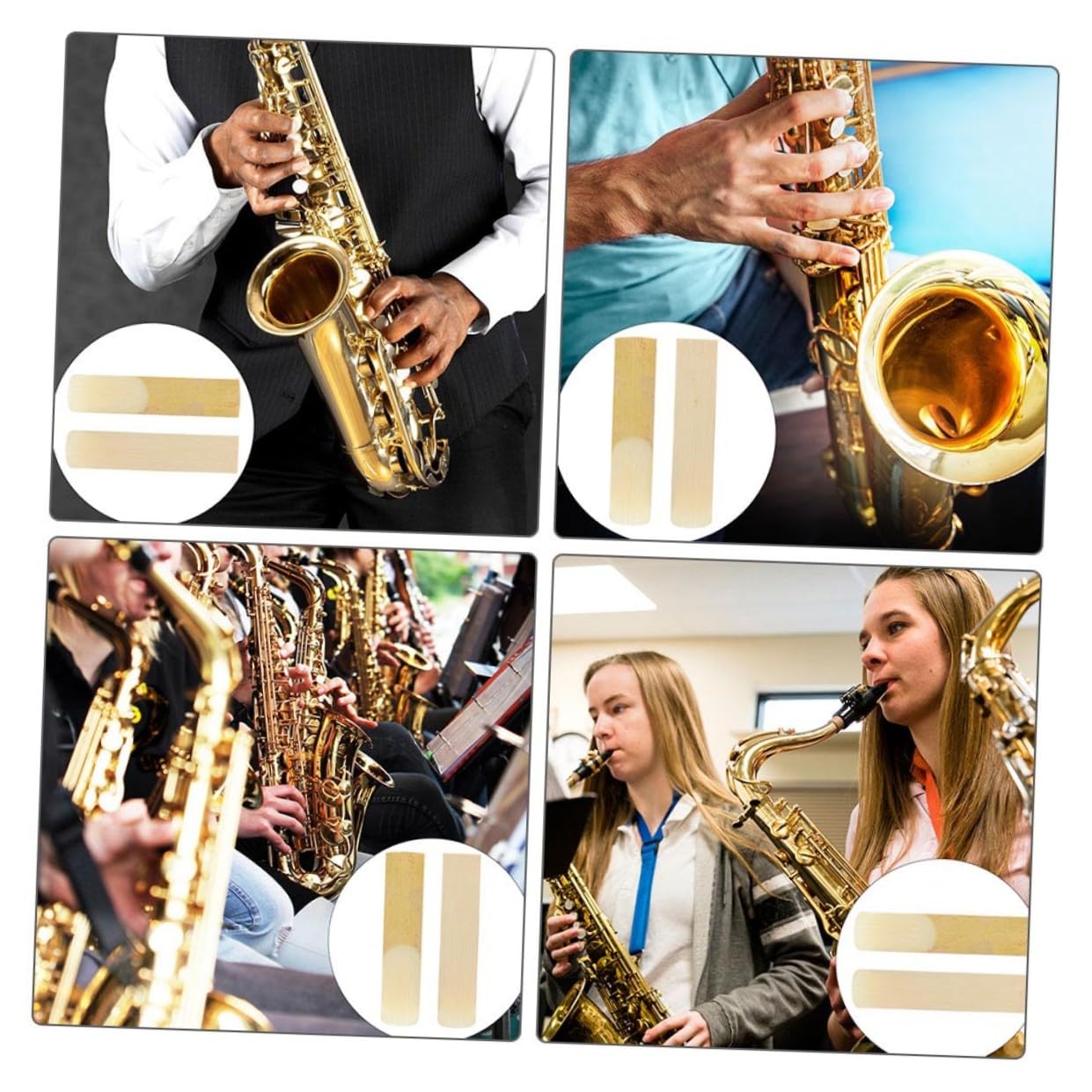 ibasenice 50pièces De Saxophone Ténor De Accessoires Pour Musiciens Remplacement Facile Et Stable