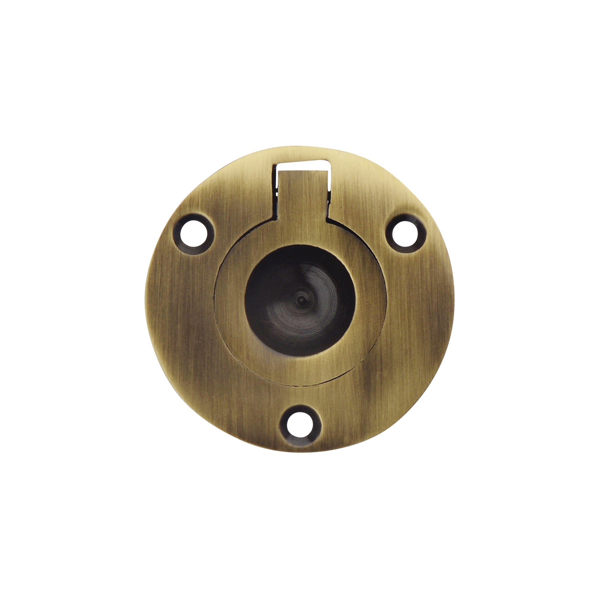 HOBKNOBS Round Flush Antique Brass Cabinet Drawer Pull Handle - Brownish Gold.. (B0781Q2LJT) Amazon Price History, Amazon Price Tracker