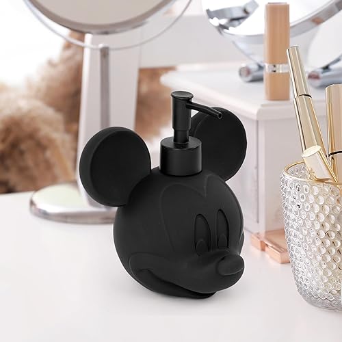 Miniatura 5 de Disney Mickey Mouse - Dispensador de jabón  Bomba de loción de resina negra  Decoración de baño