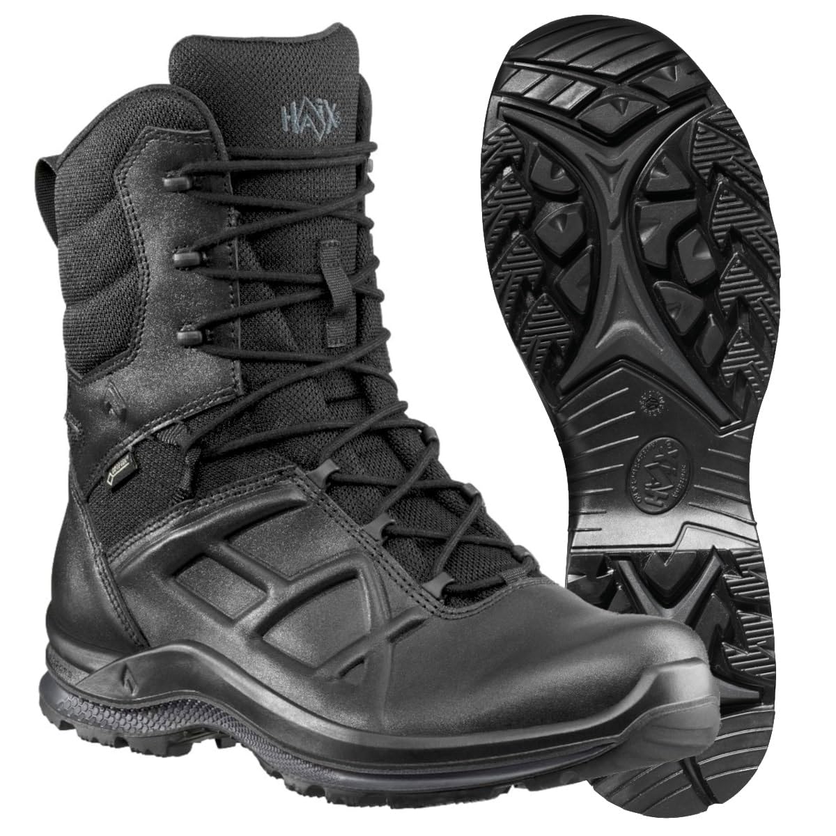 HAIX Botas de policía Black Eagle Tactical 2.0 GTX High Sidezipper