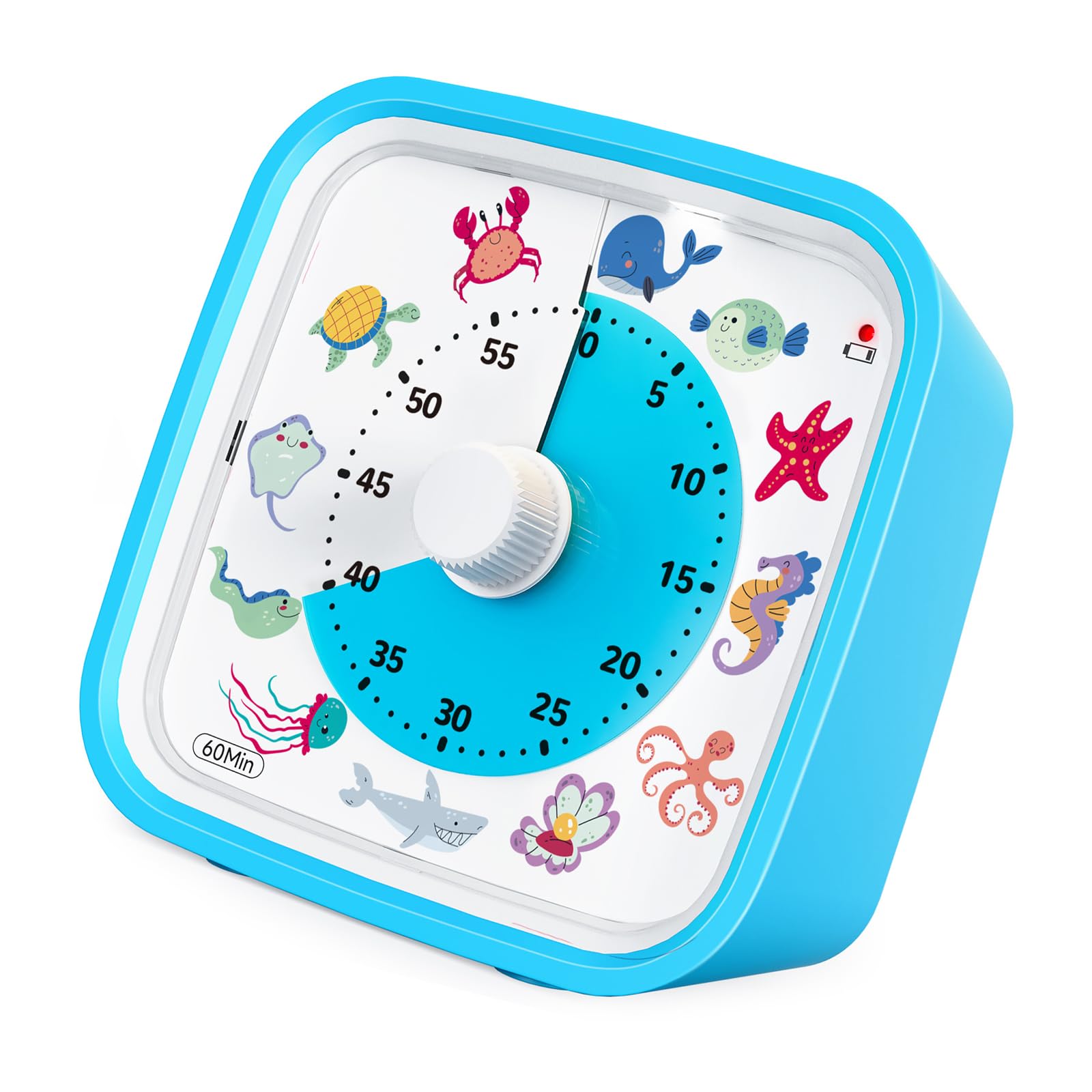 Visual Timers for with Mode and Night Lights Perfect for Study Learning Sea Theme Visual Timers