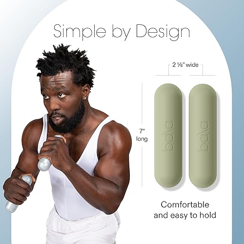 Miniatura 10 de Bala Barras - Juego de 2 mancuernas Yoga, Danza, Barras, Pilates, Cardio, Aeróbicos, Caminatas