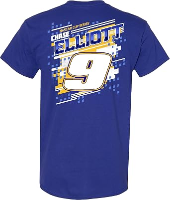 CHECKERED FLAG SPORTS Chase Elliot 2024 Draft T-Shirt - Automotive Racing Apparel Cup Series T-Shirt Medium