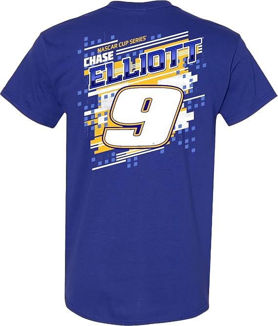CHECKERED FLAG SPORTS Chase Elliot 2024 Draft T-Shirt - Automotive Racing Apparel Cup Series T-Shirt Medium