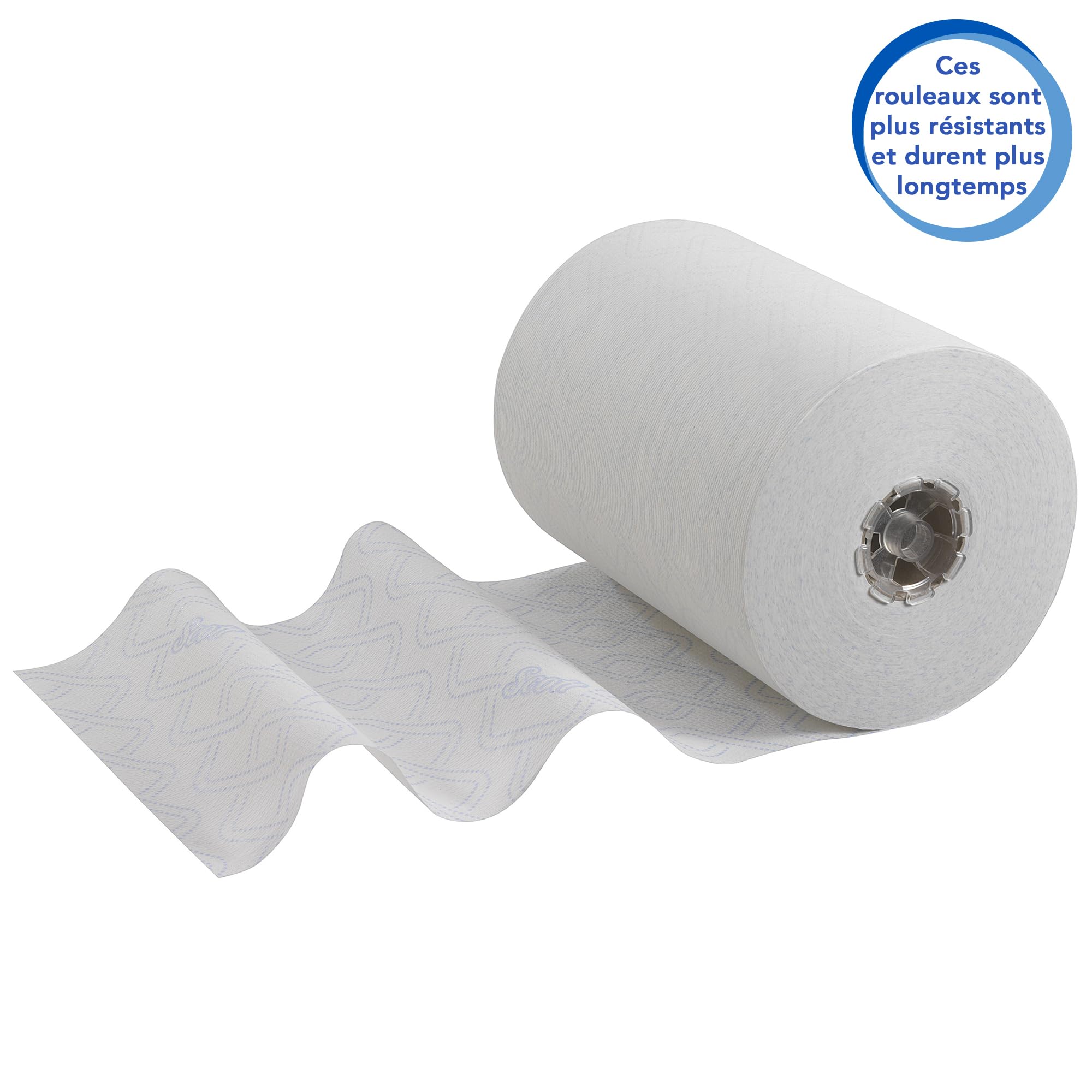 Essuie-mains roulés Scott Control Slimroll 6623 – Essuie-mains en papier jetables – 6 rouleaux d'essuie-mains x 165 m (990 m au total), Blanc
