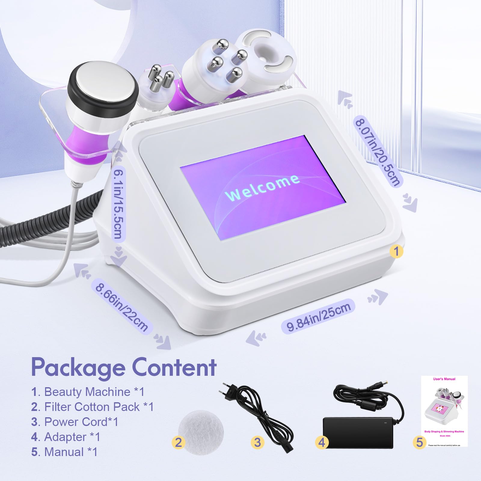 エステ　Cavitation Slimming System　美容 Dastre Cavitation Machine, Beauty Machine, 40K Portable Body