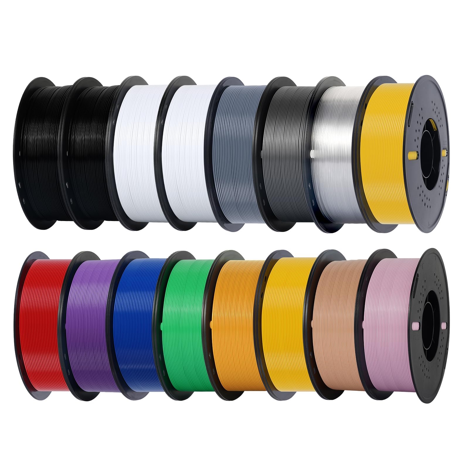 Photo 1 of Kingroon PETG 3D Printer Filament, 1.75mm, 16kg (16 Rolls)