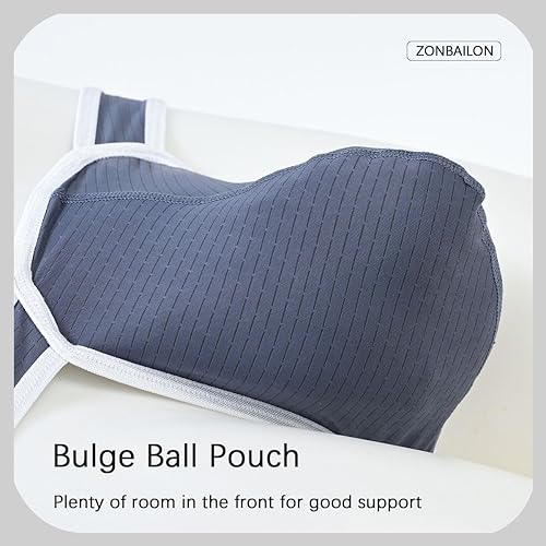 Miniatura 4 de ZONBAILON Ropa interior para hombre, bolsa elástica, sexy, de tiro bajo, con aumento de abultamiento