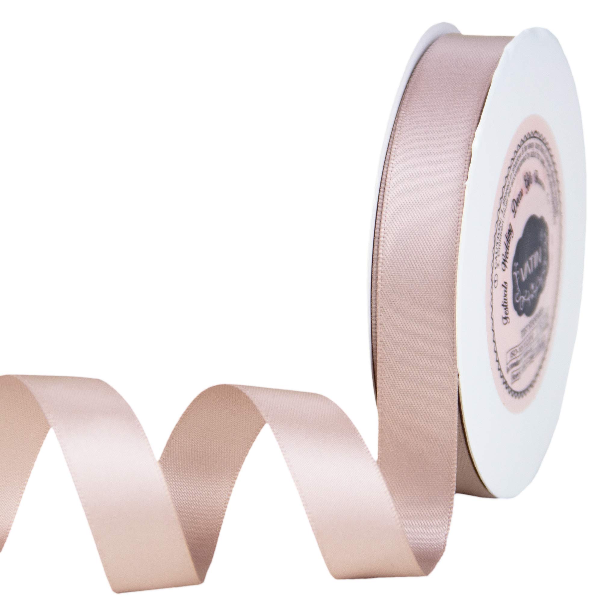 VATIN 100mm Wide Double Faced Polyester Deep Navy Blue Satin Ribbon- 4.5 Metre/Spool, Perfect for Chair Sash, Making Bow, Sewing and Wedding Bouquet — view 155