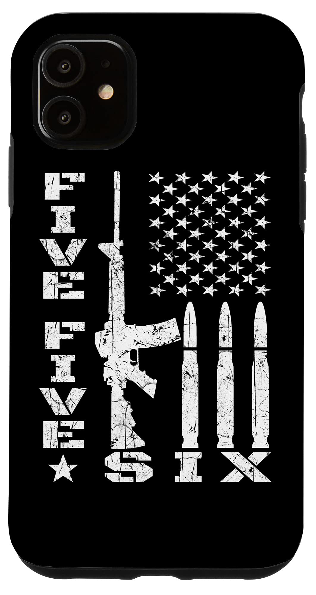 iPhone 11 Ar-15 American Flag - Ar15 Rifle Sling Gun Owner Men Women Case